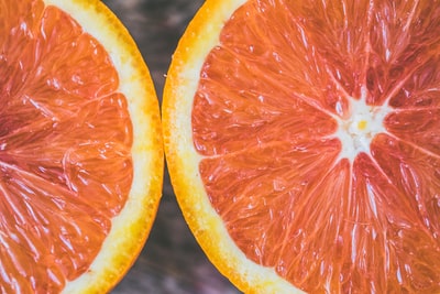 特写照片柑橘类水果